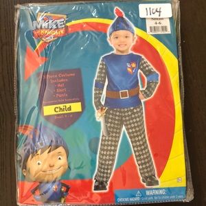 NWT - Mike the Knight three-piece costume child size small 4 to 6